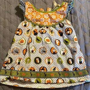 Matilda Jane Orange and Green Halloween Costume